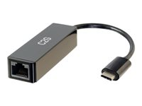 C2G USB-C to Ethernet Network Adapter - Nätverksadapter - USB-C - Gigabit Ethernet x 1 - svart 89152