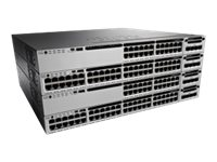 Cisco Catalyst 3850-24T-E - Switch - L3 - Administrerad - 24 x 10/100/1000 - skrivbordsmodell, rackmonterbar WS-C3850-24T-E