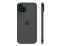 Apple iPhone 15 Plus - 5G smartphone - dual-SIM / Internal Memory 512 GB - OLED-skärm - 6.7" - 2796 x 1290 pixels - 2 bakre kameror 48 MP, 12 MP - front camera 12 MP - svart MU1H3QN/A