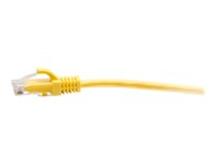 C2G 25ft (7.6m) Cat6a Snagless Unshielded (UTP) Slim Ethernet Network Patch Cable - Yellow - Patch-kabel - RJ-45 (hane) till RJ-45 (hane) - 7.6 m - 4.8 mm - UTP - CAT 6a - formpressad, hakfri - gul C2G30173