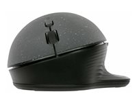 Targus ErgoFlip EcoSmart - Mus - vänster- och högerhänt - ergonomisk - höger- och vänsterhänta - optisk - 6 knappar - trådlös - Bluetooth 5.0 LE - svart AMB586GL