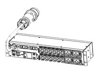 Eaton ePDU G3 Metered Input - Kraftdistributionsenhet (kan monteras i rack) - AC 230 V - 3-fas - Ethernet 10/100, RS-232 - ingång: IEC 60309 32A - utgångskontakter: 16 (power IEC 60320 C13, IEC 60320 C19) - 2U - 3 m sladd EMIH06