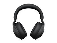 Jabra Evolve2 85 UC Stereo - Headset - fullstorlek - Bluetooth - trådlös, kabelansluten - aktiv brusradering - 3,5 mm kontakt - ljudisolerande - svart 28599-989-889