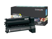 Lexmark - Extra lång livslängd - gul - original - tonerkassett LCCP, LRP - för Lexmark C782dn, C782dtn, C782n, X782e, X782e MFP, X782e Page Plus Solution C782X1YG