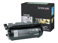 Lexmark - Svart - original - tonerkassett LCCP, LRP - för Lexmark T630, T632, T634, T634dtn-32, X630, X632, X634 12A7460