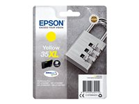 Epson 35XL - 20.3 ml - XL - gul - original - blister - bläckpatron - för WorkForce Pro WF-4720, WF-4720DWF, WF-4725DWF, WF-4730, WF-4730DTWF, WF-4740, WF-4740DTWF C13T35944010