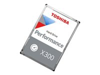 Toshiba X300 Performance - Hårddisk - 16 TB - inbyggd - 3.5" - SATA 6Gb/s - 7200 rpm - buffert: 512 MB HDWR31GUZSVA