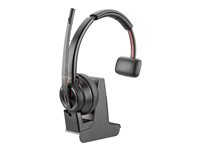 Poly Savi 8210-M - Savi 8200 series - headset - på örat - DECT / Bluetooth - trådlös - svart - Zoomcertifierad, Certifierad för Microsoft-teams 8D3F1AA#ABB