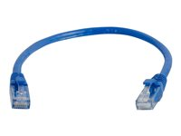 C2G Cat5e Booted Unshielded (UTP) Network Patch Cable - Patch-kabel - RJ-45 (hane) till RJ-45 (hane) - 5 m - UTP - CAT 5e - formpressad, hakfri, tvinnad - blå 83165