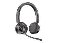 Poly Savi 7320 Office - Savi 7300 series - headset - på örat - DECT - trådlös - svart 8D3F7AA#ABB